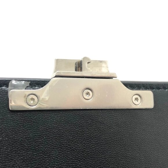 CELINE Triomphe Classic Bag Shoulder Bag Leather SVHardware Black/SilverHardware - Picture 6 of 13